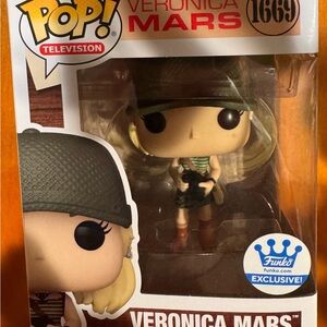 Funko Pop Veronica Mars - iconic green cap, pigtails, and camera